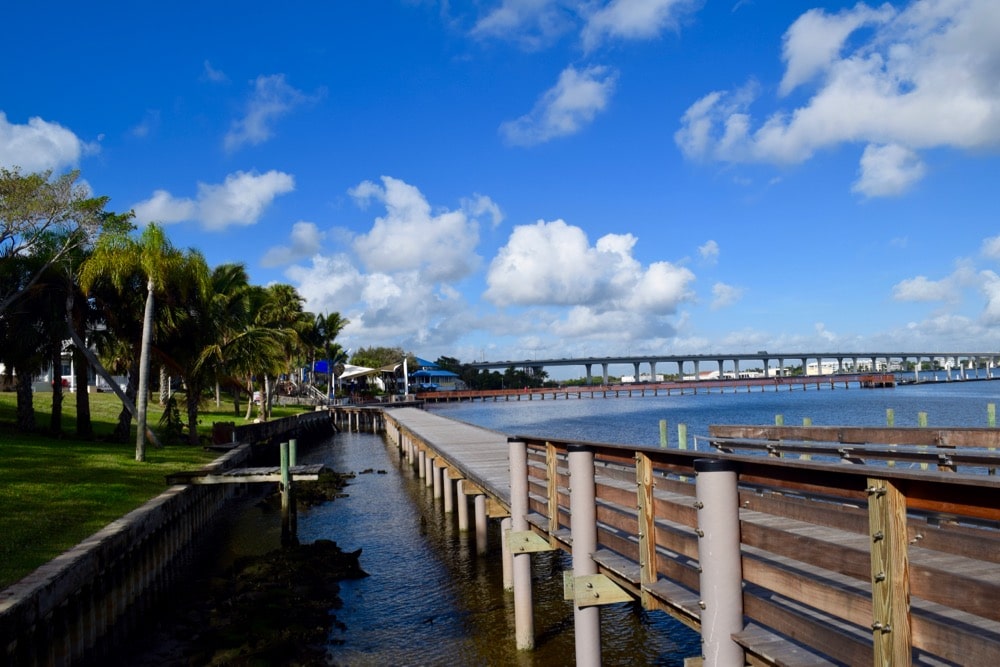 Boardwalk in Stuart, Martin County, Florida