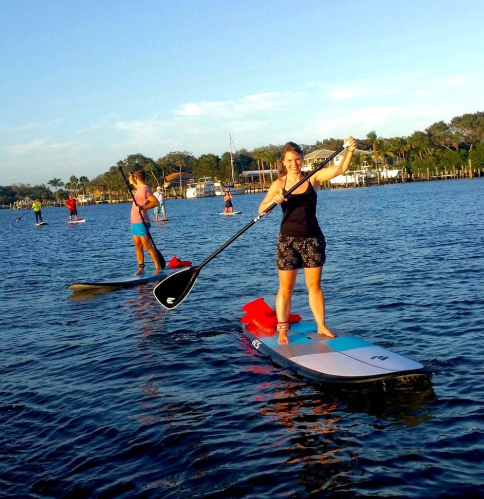 Stand up paddle boarding in Martin County, Florida