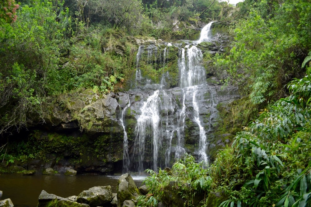 Private waterfall in Hawaii