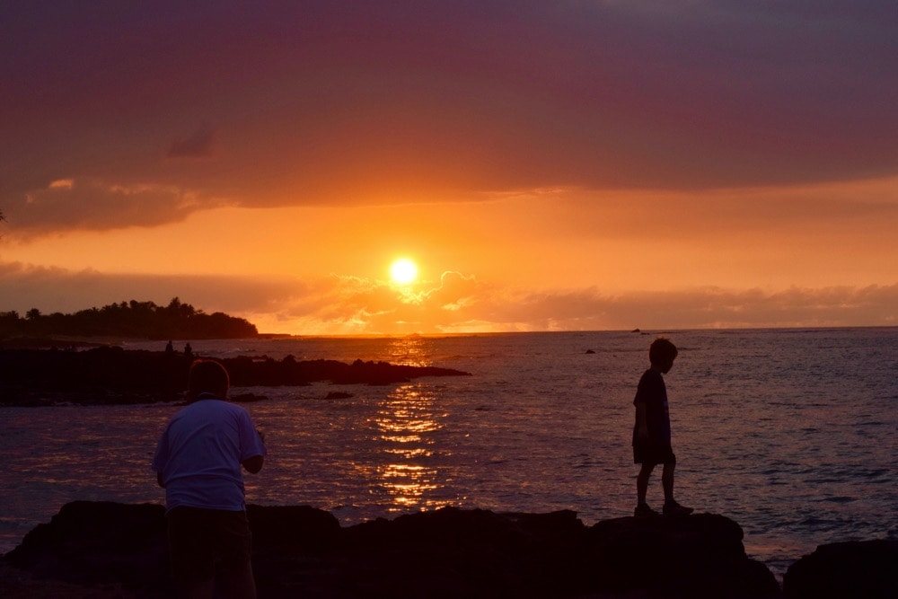 Beautiful sunsets in Hawaii