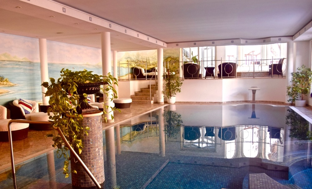 Swimming pool at Hotel Sonne Zermatt, Switzerland