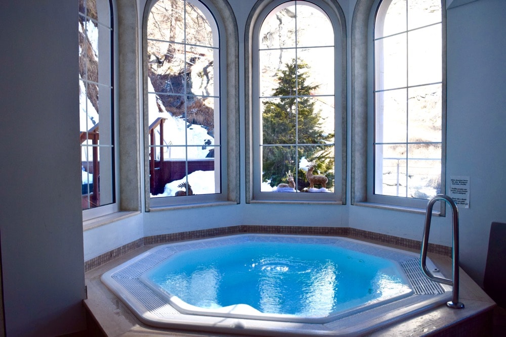 Jacuzzi at Hotel Sonne Zermatt, Switzerland