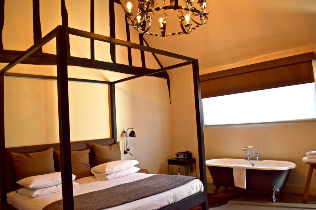 Large bedroom at The Crown Inn, Amersham