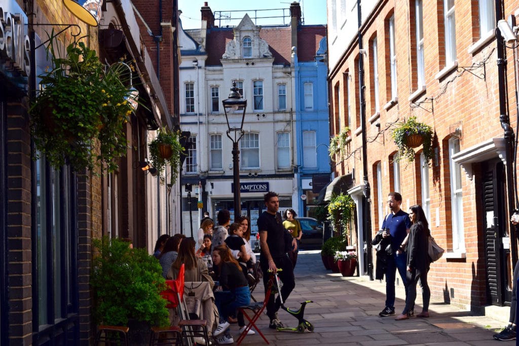 Cute side streets in Hampstead