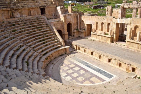 Amphitheatre at Jerash, Jordan Amphitheatre at Jerash, Jordan