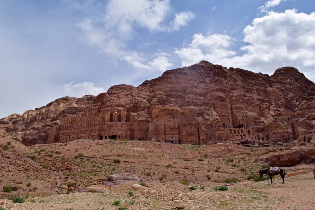 Amazing ancient caves and tombs at Petra, Jordan