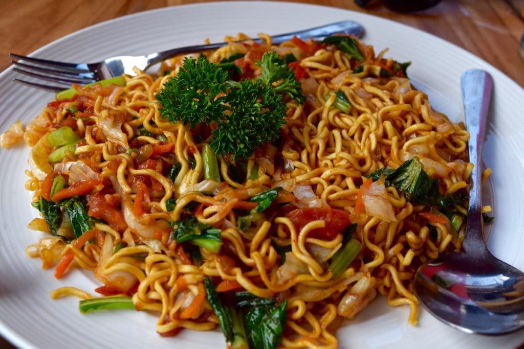 Mie goreng at Mama's Warung, Ubud, Bali