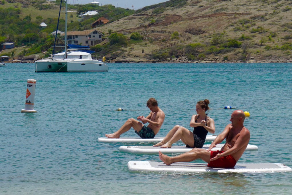 FloatFitt class at St James's Club, Antigua