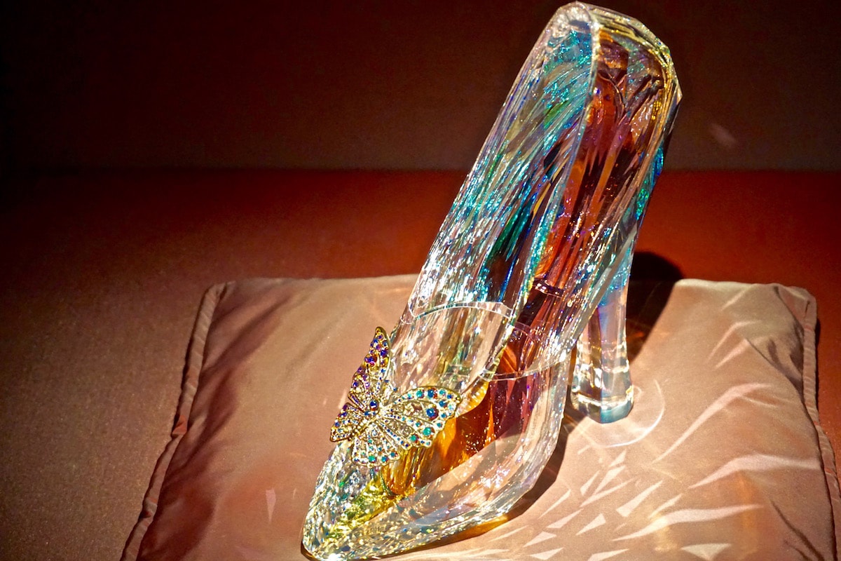 Cinderella's slipper at Crystal Forest at Swarovski Crystal Worlds, Austria