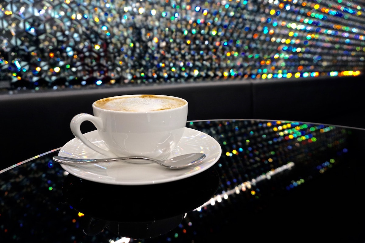 A blingy spot for a coffee at Swarovski Crystal Worlds, Austria