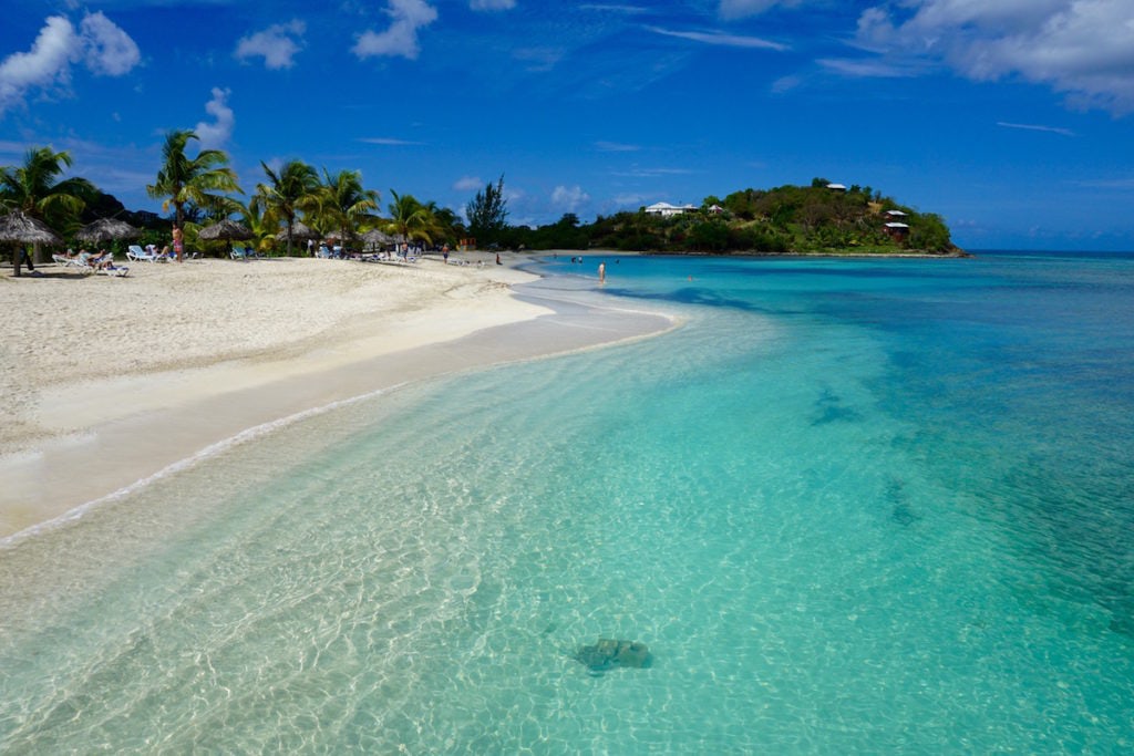 Beautiful beaches in Antigua