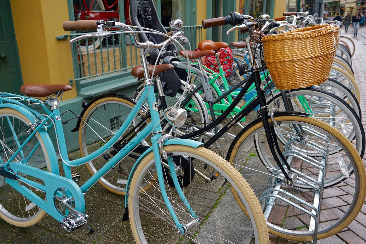 Vintage bikes at Bells Bicycles, Hastings