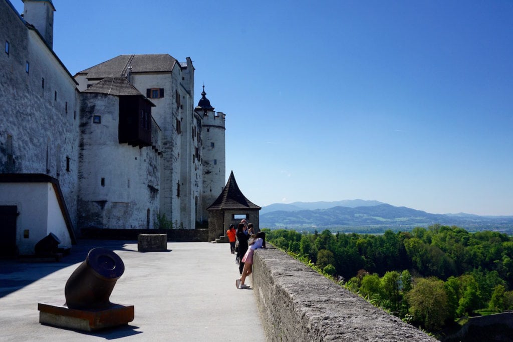 Amazing views from Hohensalzburg Fortress, Salzburg, Austria