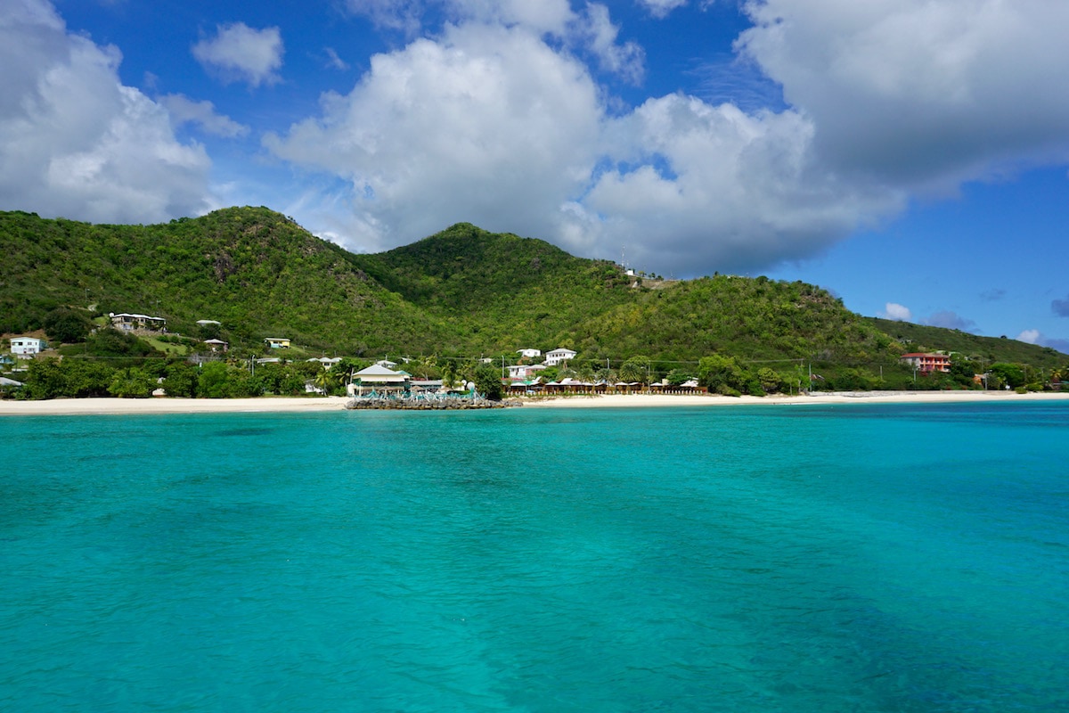Beautiful views from the water of Antigua