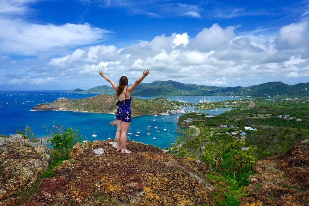 Incredible views of Antigua from Shirley Heights