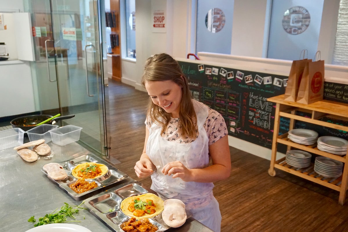 Plating up my curries