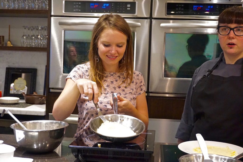 Cooking at the Edmonton Food Tour