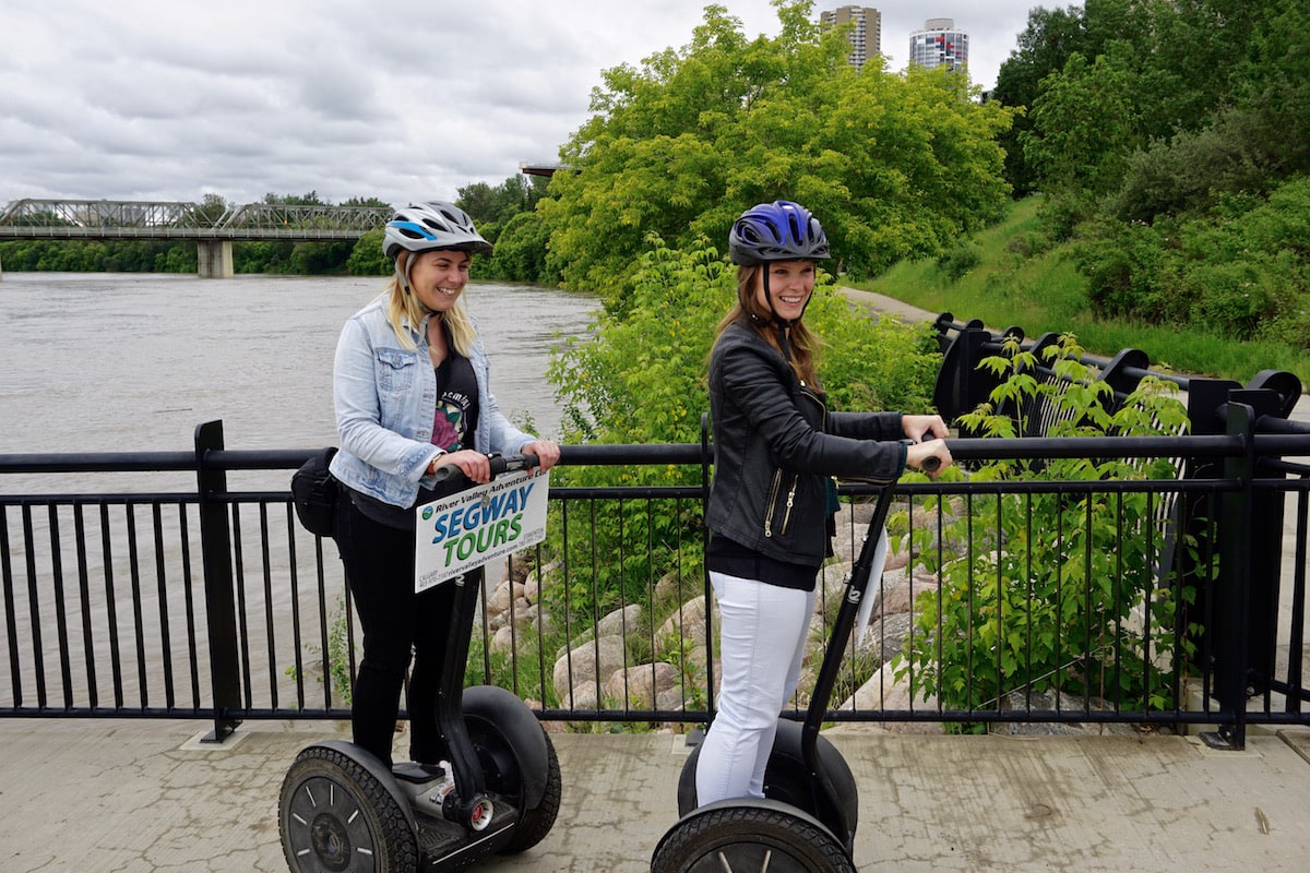 Segwaying in Edmonton, Canada