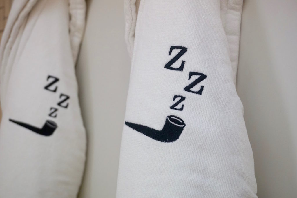 Cute dressing gowns at The Zetter Hotel, London