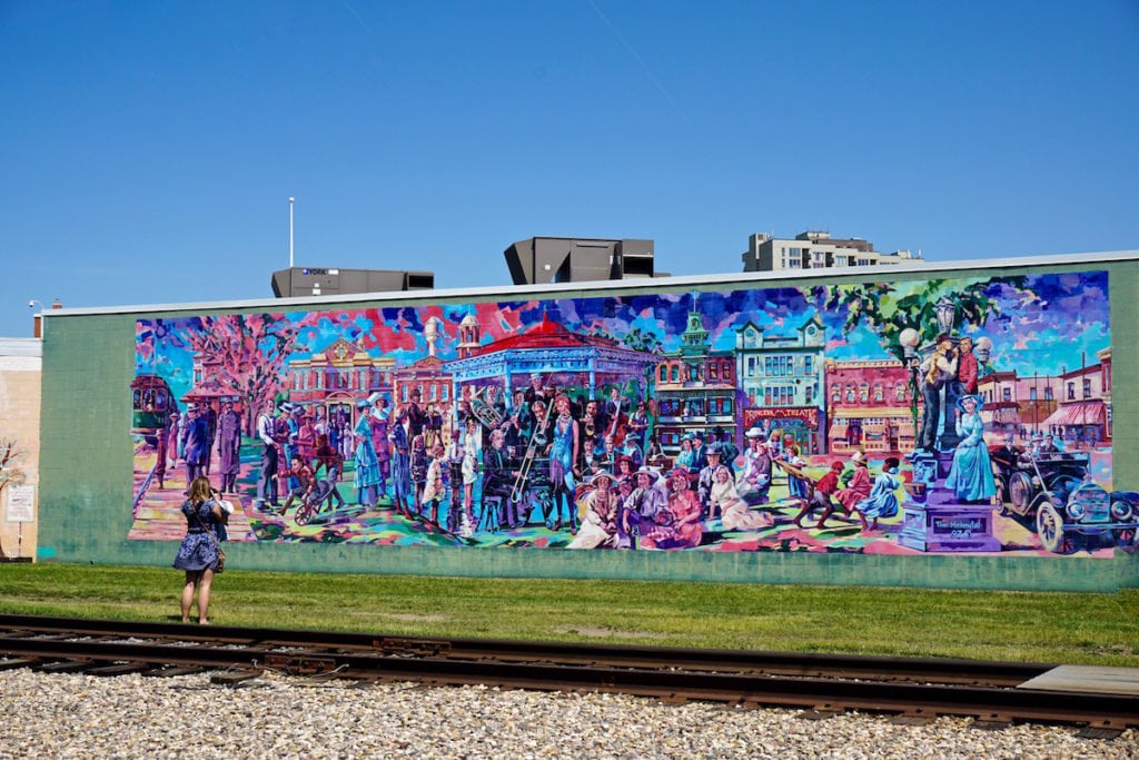 A beautiful mural in Edmonton, Canada