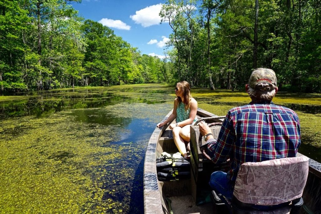 Exploring Bayou Pigeon - the swamps in Louisiana