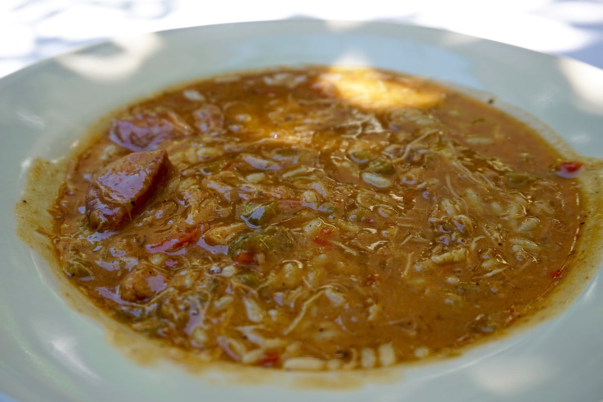 Gumbo at Cafe Amelie, New Orleans