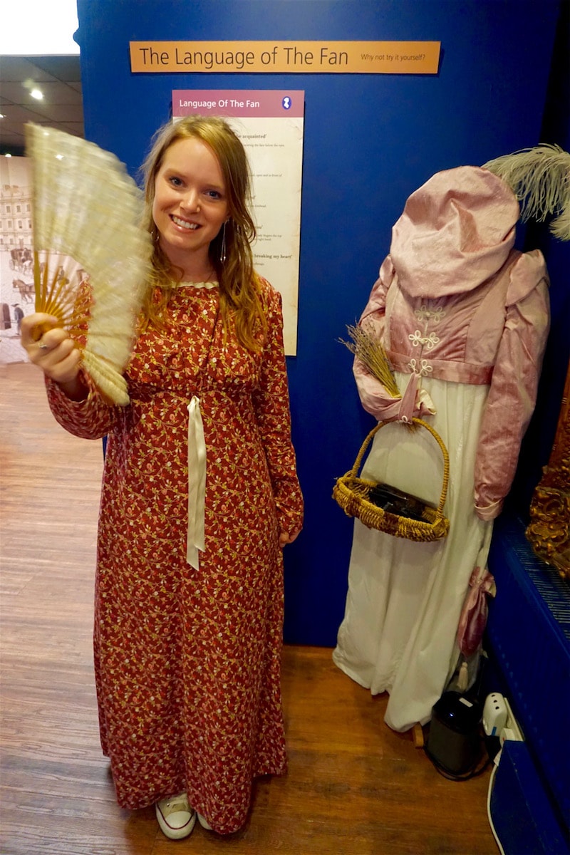 Getting into the spirit of things at the Jane Austen Centre