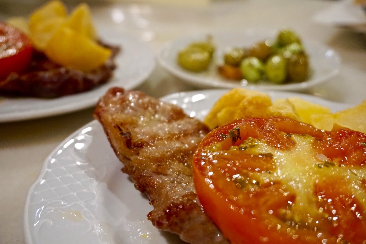 Pork at Mesón Cumbres Mayores, Cadiz