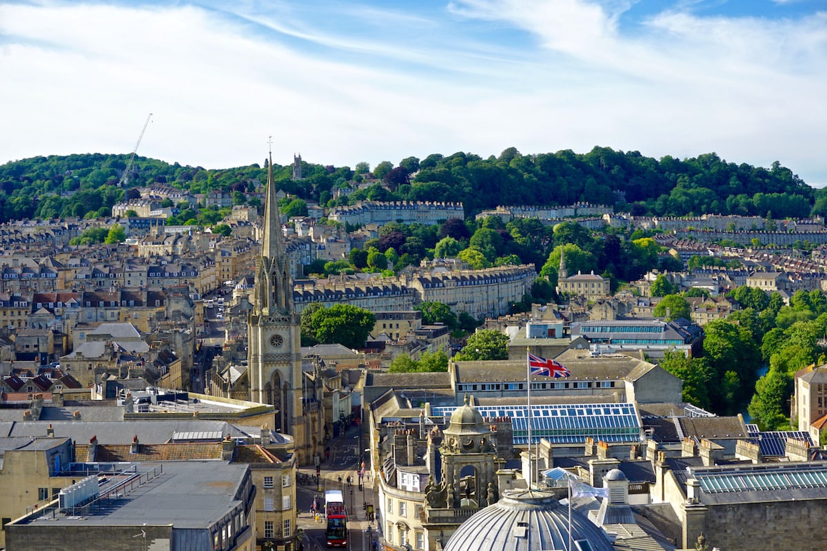 travel guide to bath Incredible views from Bath Abbey Tower