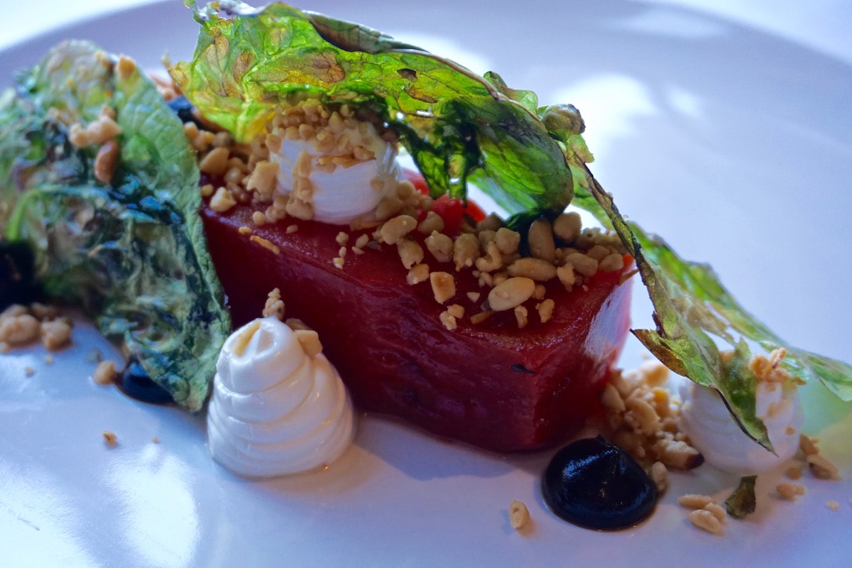 travel guide to bath Dinner at King William Pub, Bath (watermelon!)