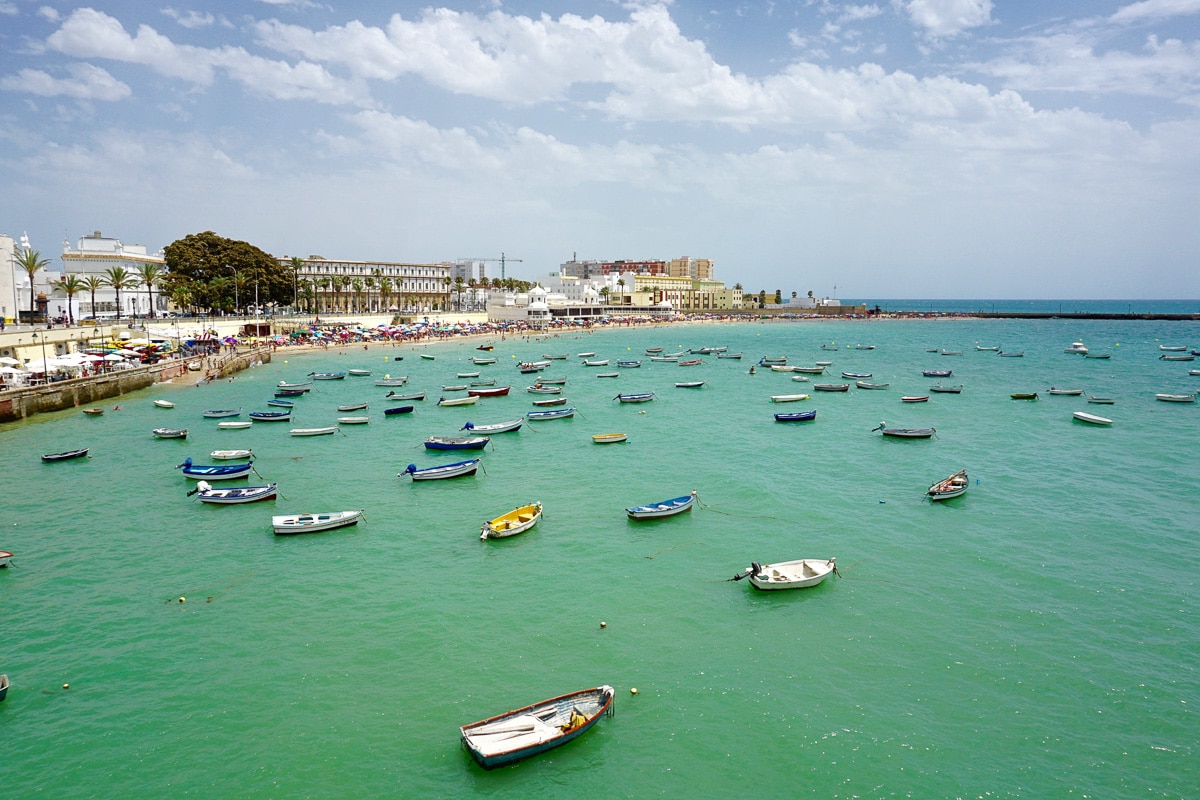 Views of Cadiz from Santa Catalina Castle