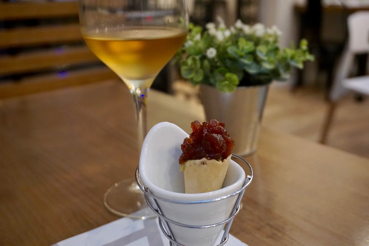 Tuna tartar at La Marmita Centro, Cadiz