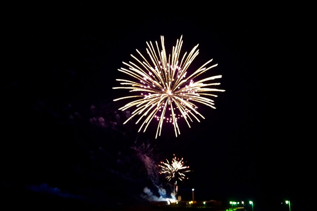 Fireworks for San Juan in Cadiz