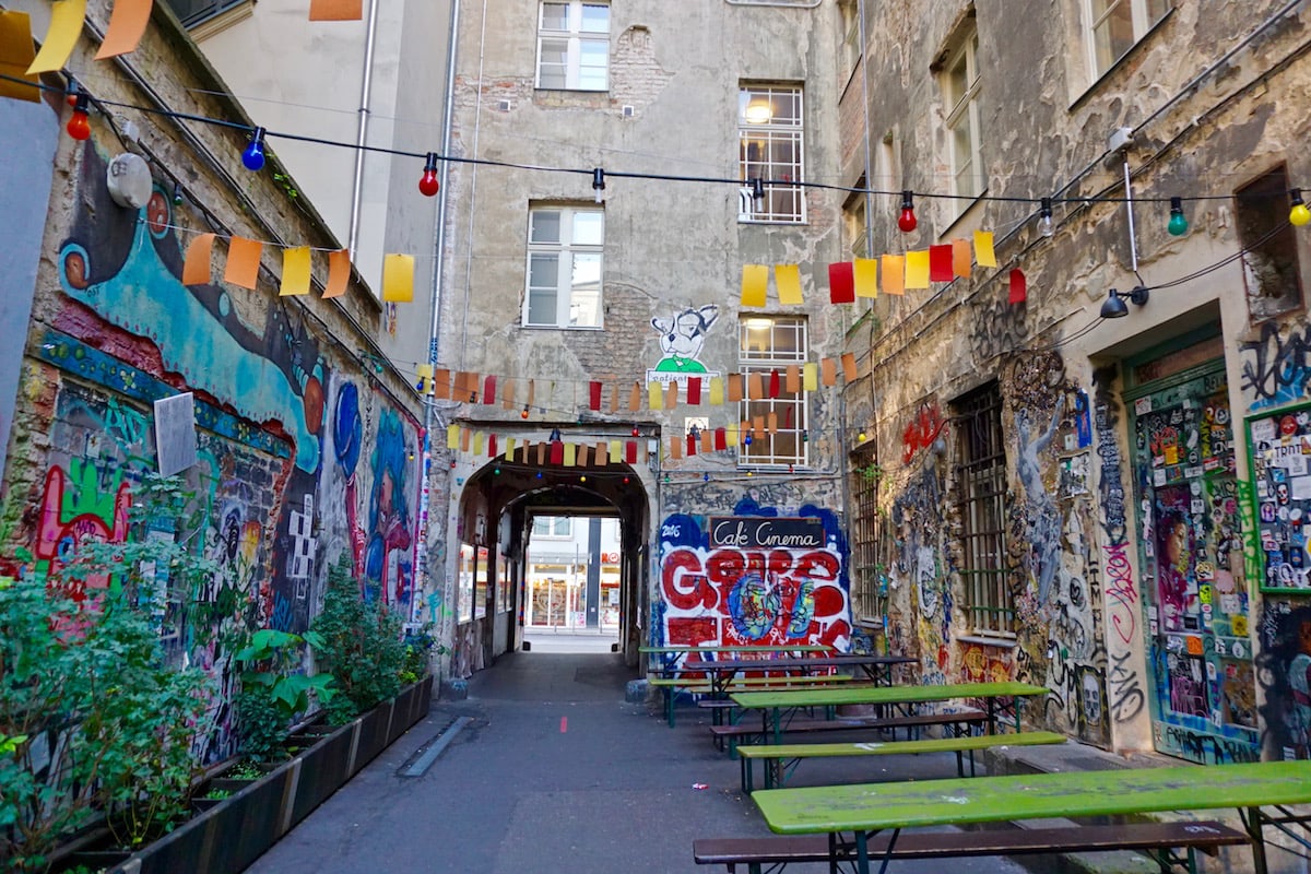 Awesome courtyard in Berlin