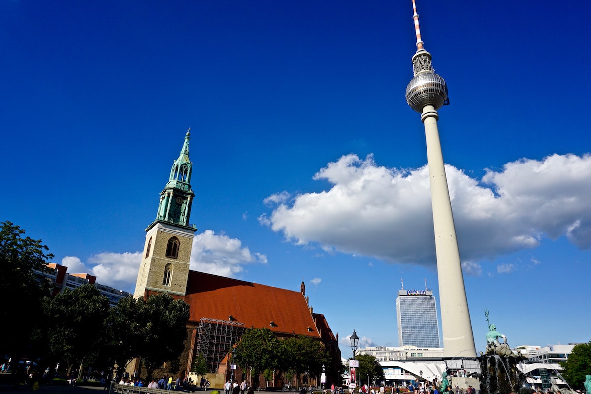 Views of the Berliner Fernsehturm