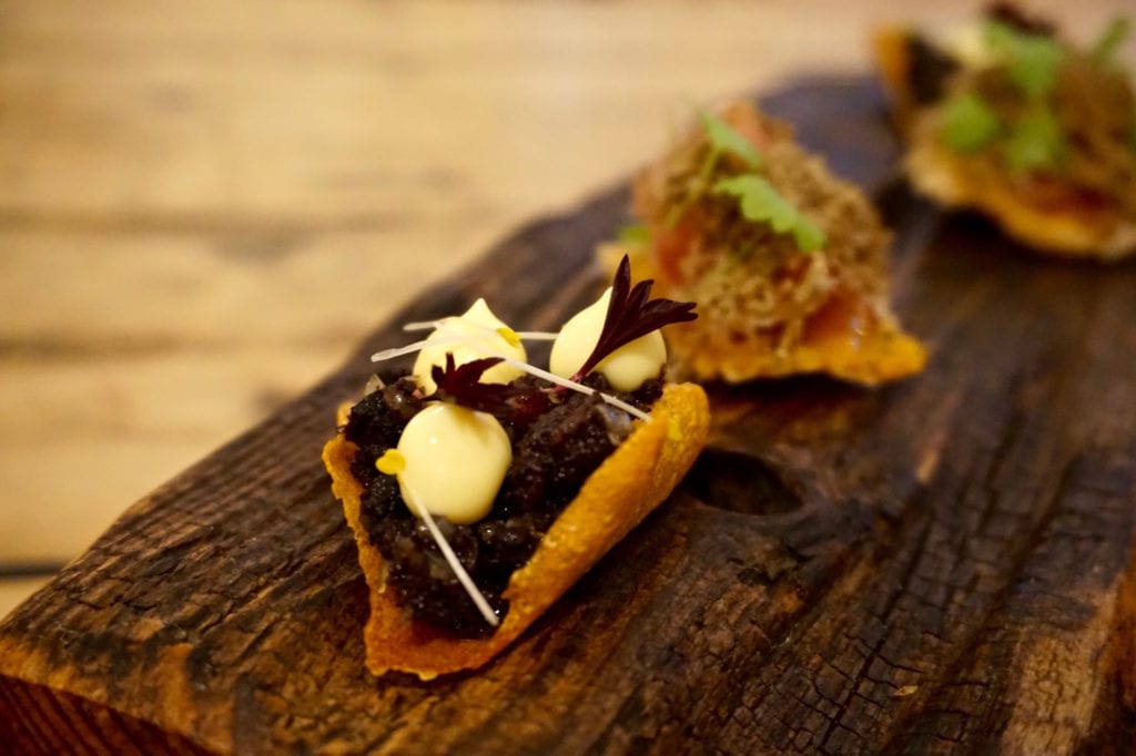 Canapes at The Forest Side