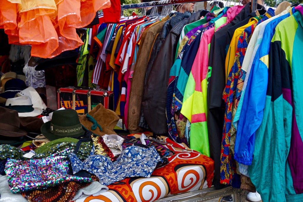 Sunday fleamarket in Mauerpark, Berlin