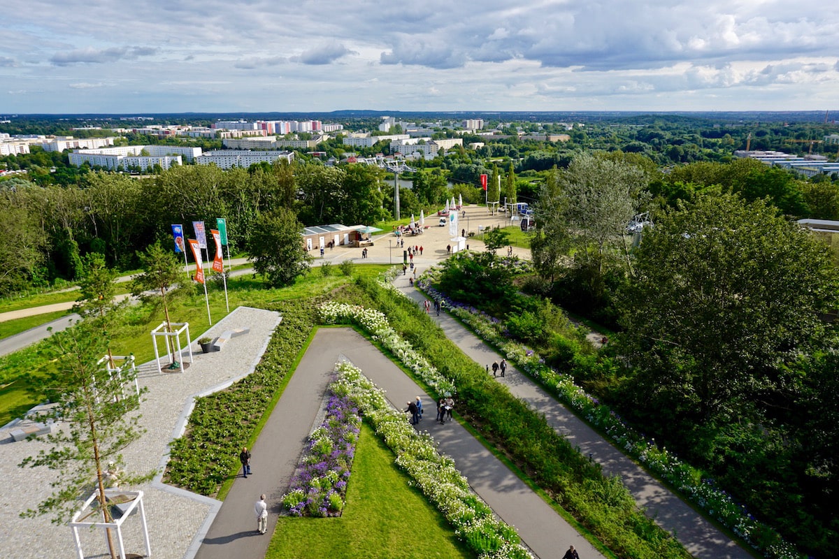 Amazing views from the viewing platform at IGA Berlin 2017