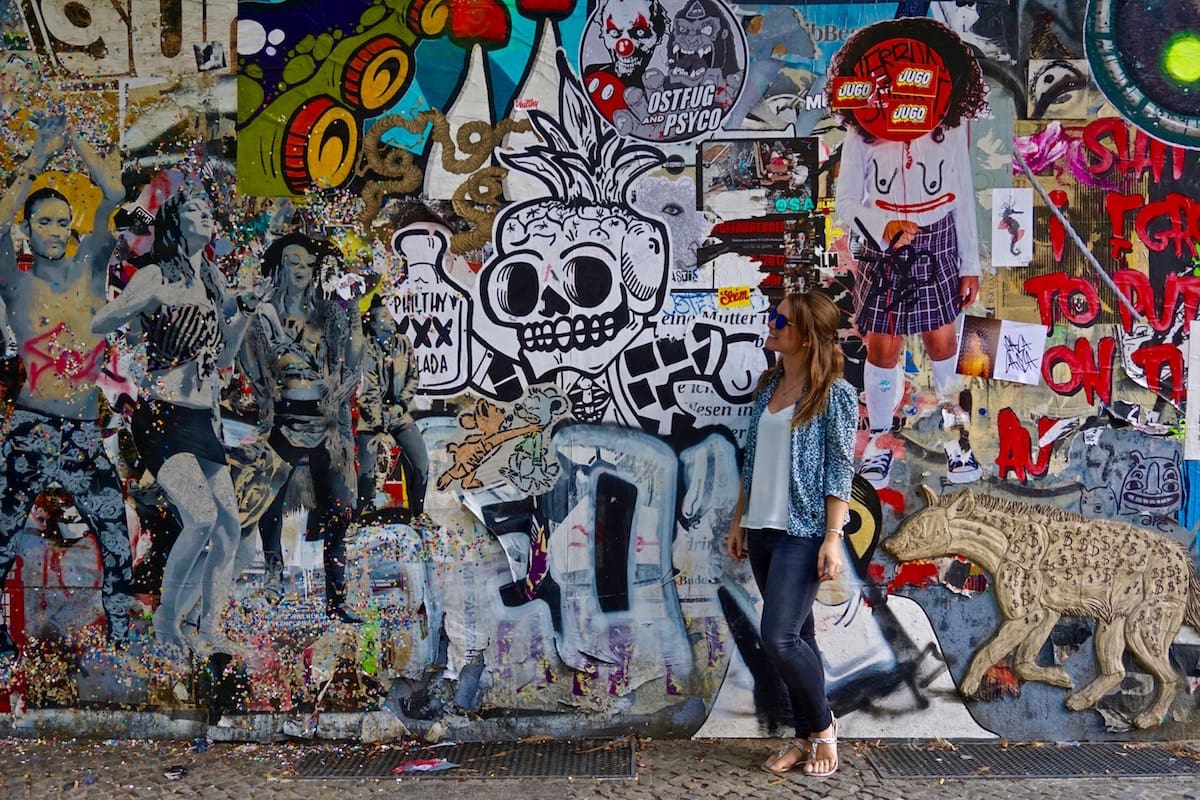 Exploring the street art of Berlin on a tour with With Locals.