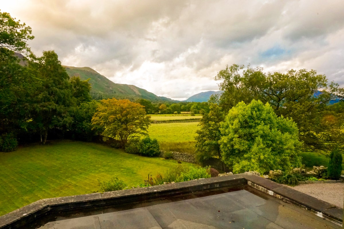 View from our room at Leathes Head Hotel