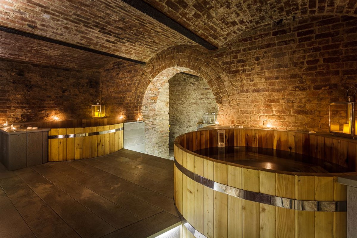 The underground spa at Brighton Harbour Hotel and Spa