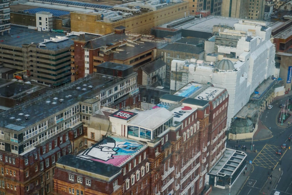 Views from i360, Brighton