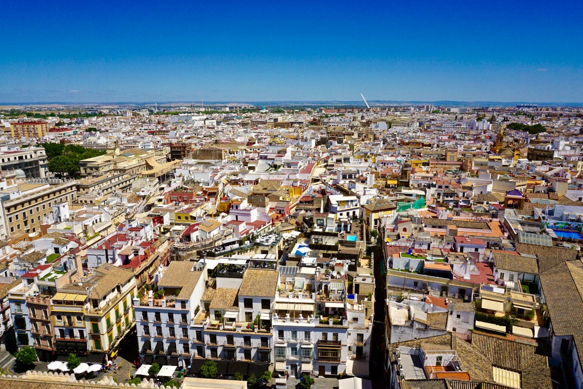 Views from the Giralda Tower, Seville