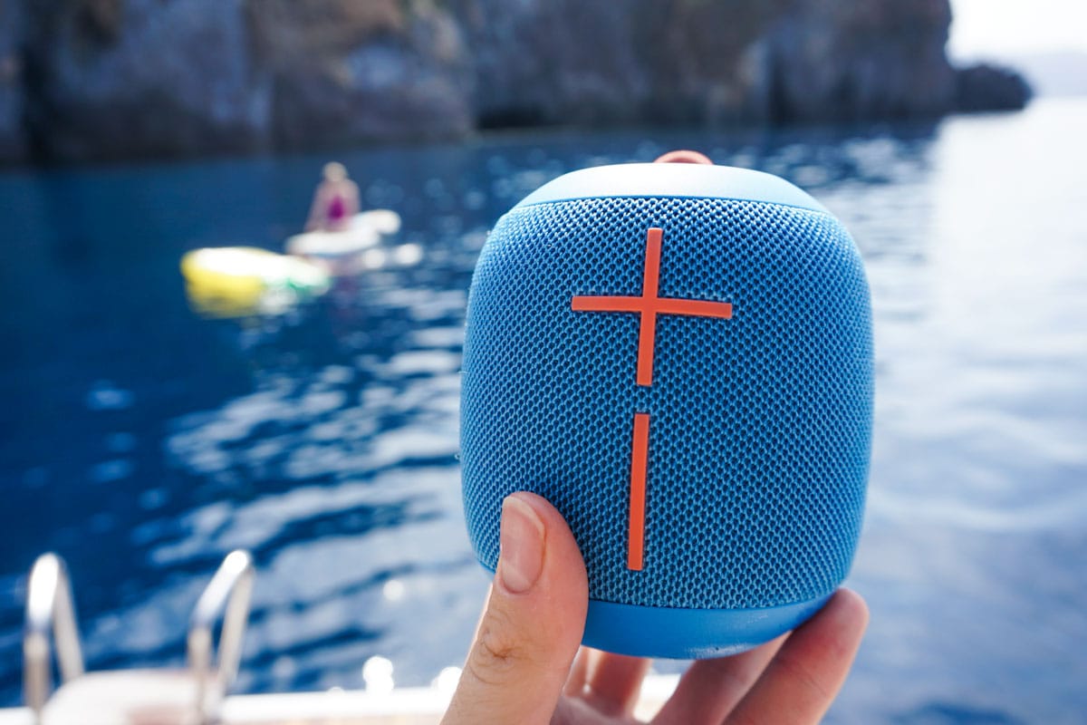 Using my Ultimate Ears Wonderboom Speaker in Sicily