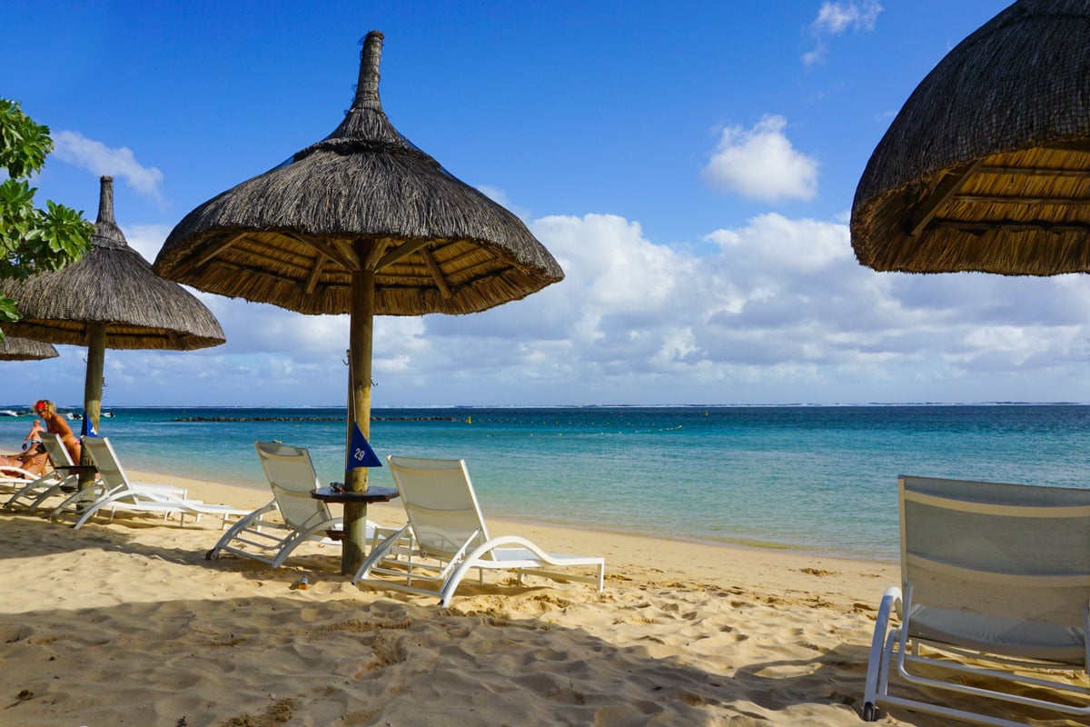 Beach at Heritage Le Telfair, Mauritius