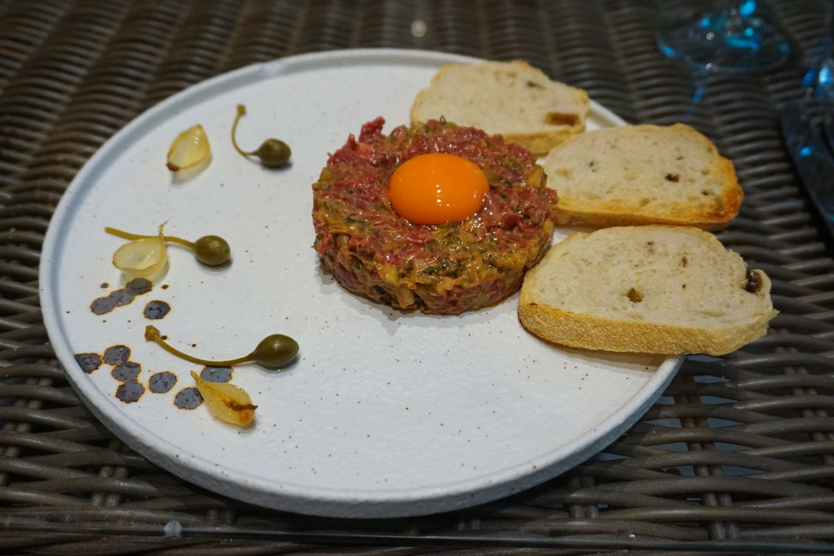 Steak tartare at Hotel Du Vin Wimbledon