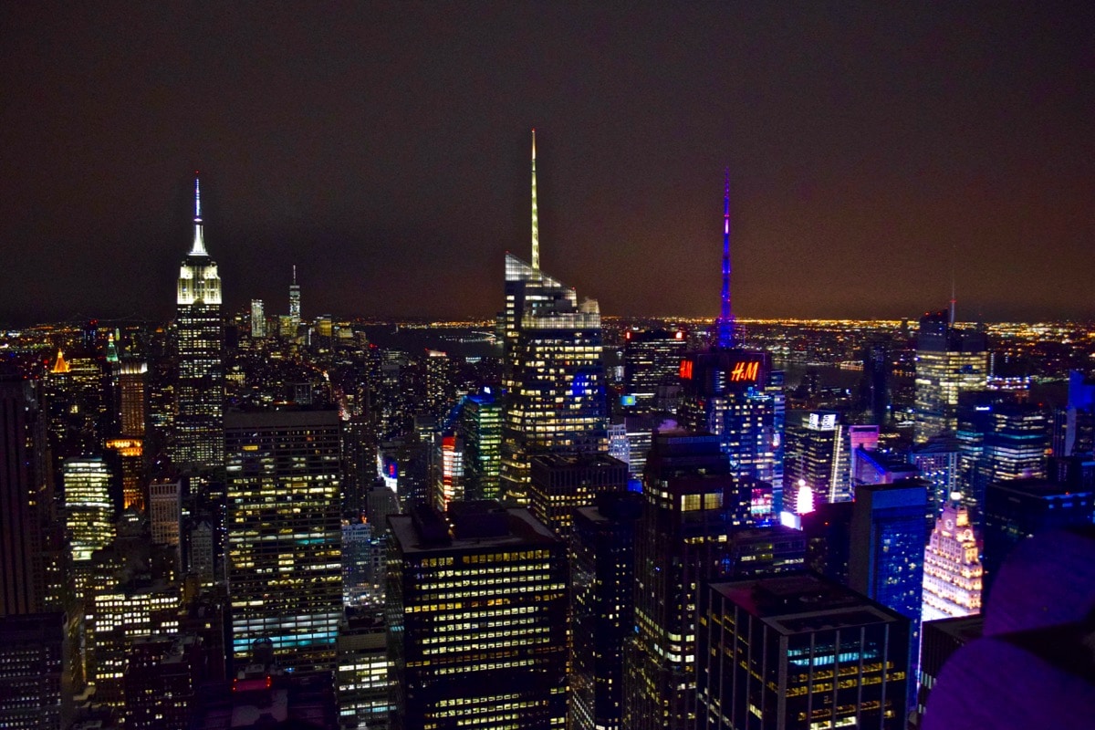 View from the Rockerfeller Center, New York