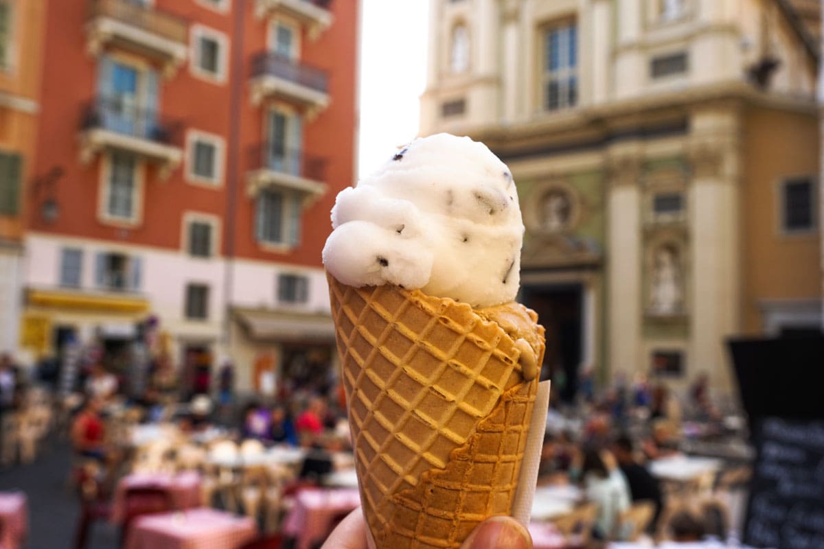 Fenocchio ice cream in Nice