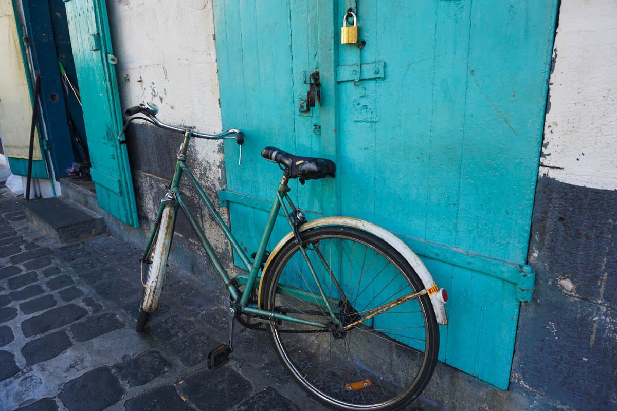 Bicycle in Port Louis, Mauritius