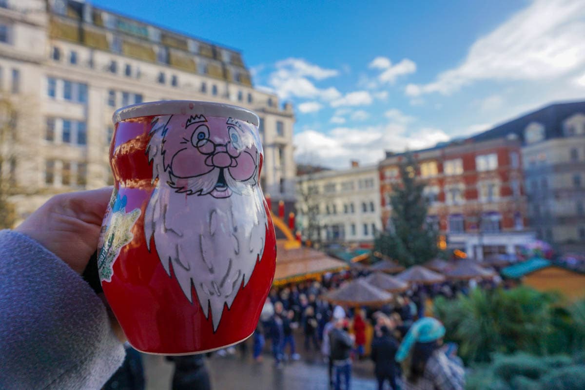 Gluhwein time at Birmingham Christmas Market